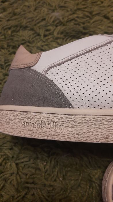 Мужские-кеды кожаные.