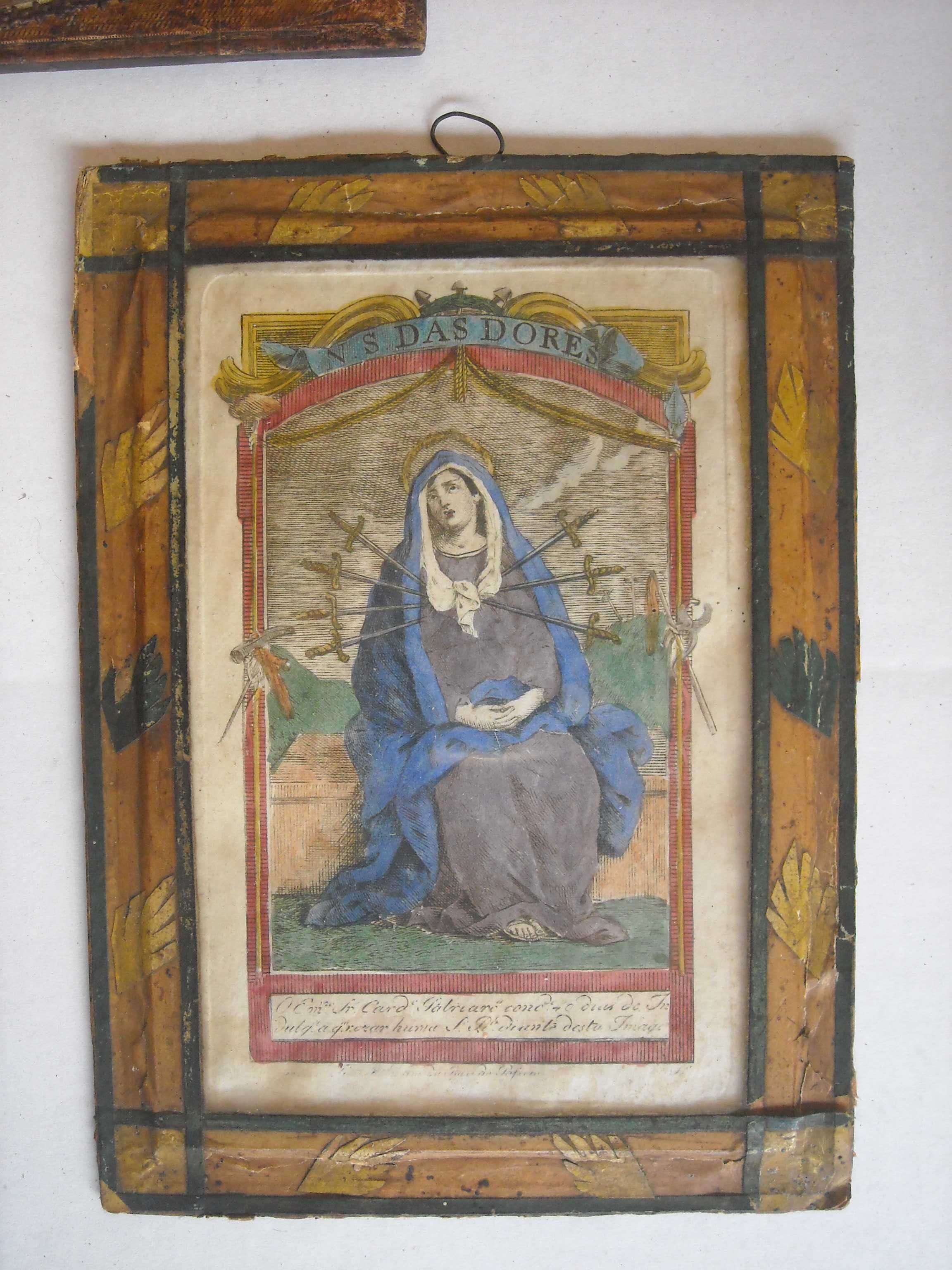 Registos quadros antigos religiosos arte sacra gravura