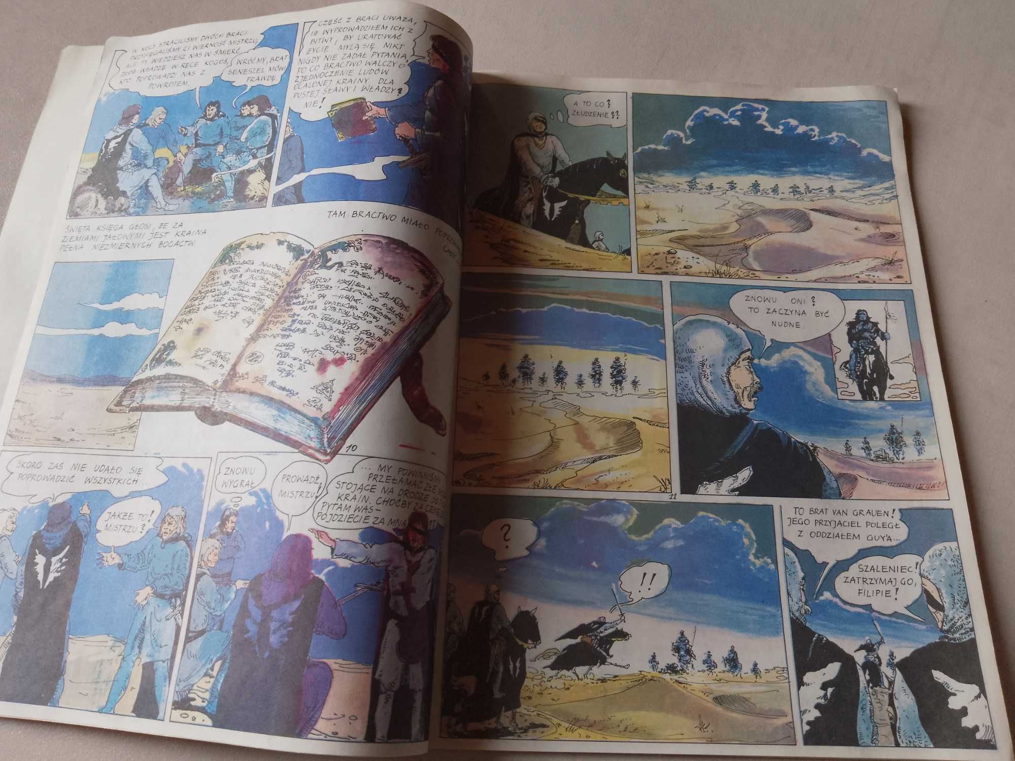 T. Bochiński, G. Komorowski "Rycerze ziem jałowych" 1990, komiks