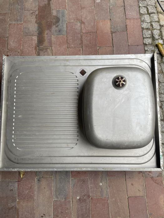 Zlew jednokomorowy z demontażu