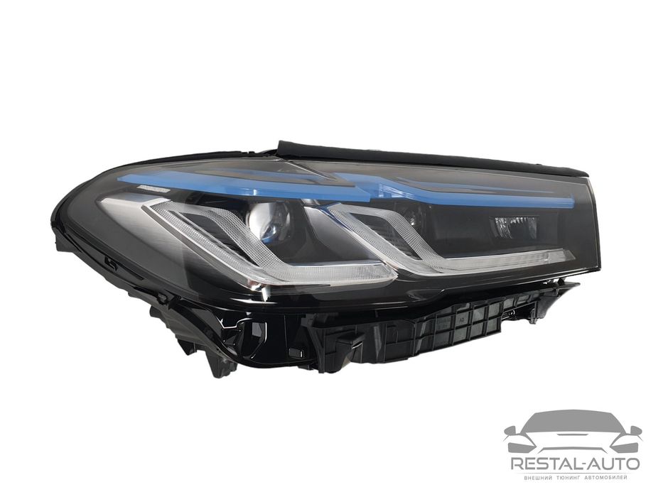 Фары на BMW 5 Series G30 2017-2020 года ( в стиле LCI Laser ) V1