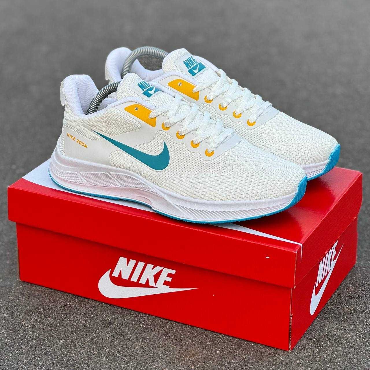 Кроссовки Nike Zoom White/Blue/Yellow