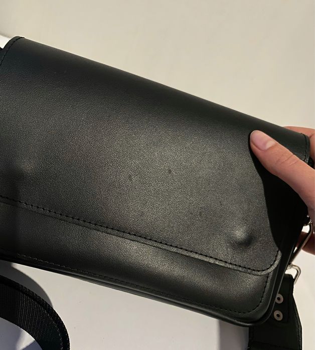 Сумка бананка натуральна шкіра