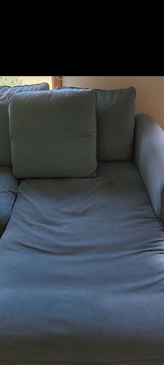 Sofá 4 lugares chaise longue Ikea Gronlid, ótimo estado!
