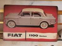 FIAT 1100 tablica blacha dekoracja