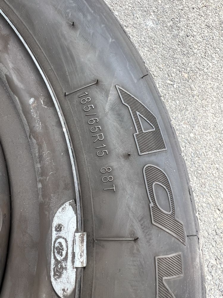 Колеса 185/65/R15 4/100 в зборі з дисками до Logan,Sandero,