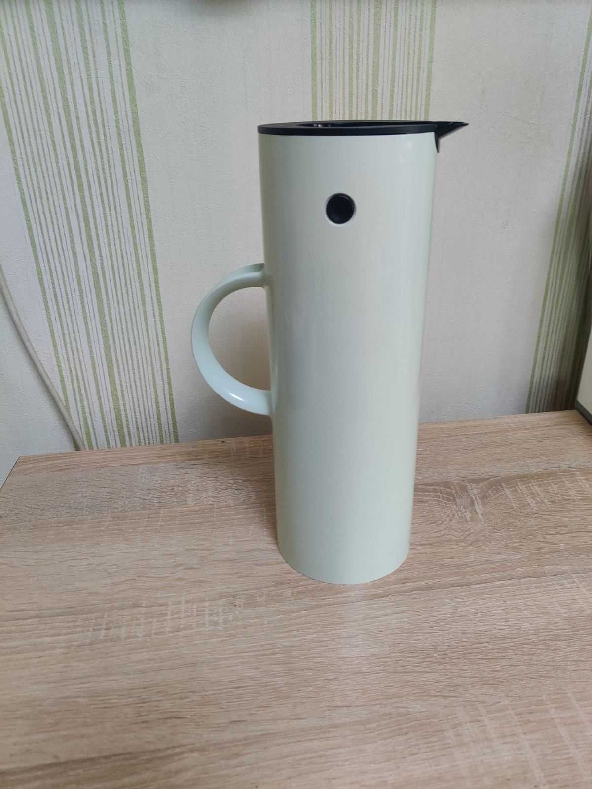 Термос 1 л EM 77 Stelton Термокувшин 2в1 (серый). Дания.