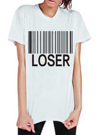 Koszulka z napisem Loser