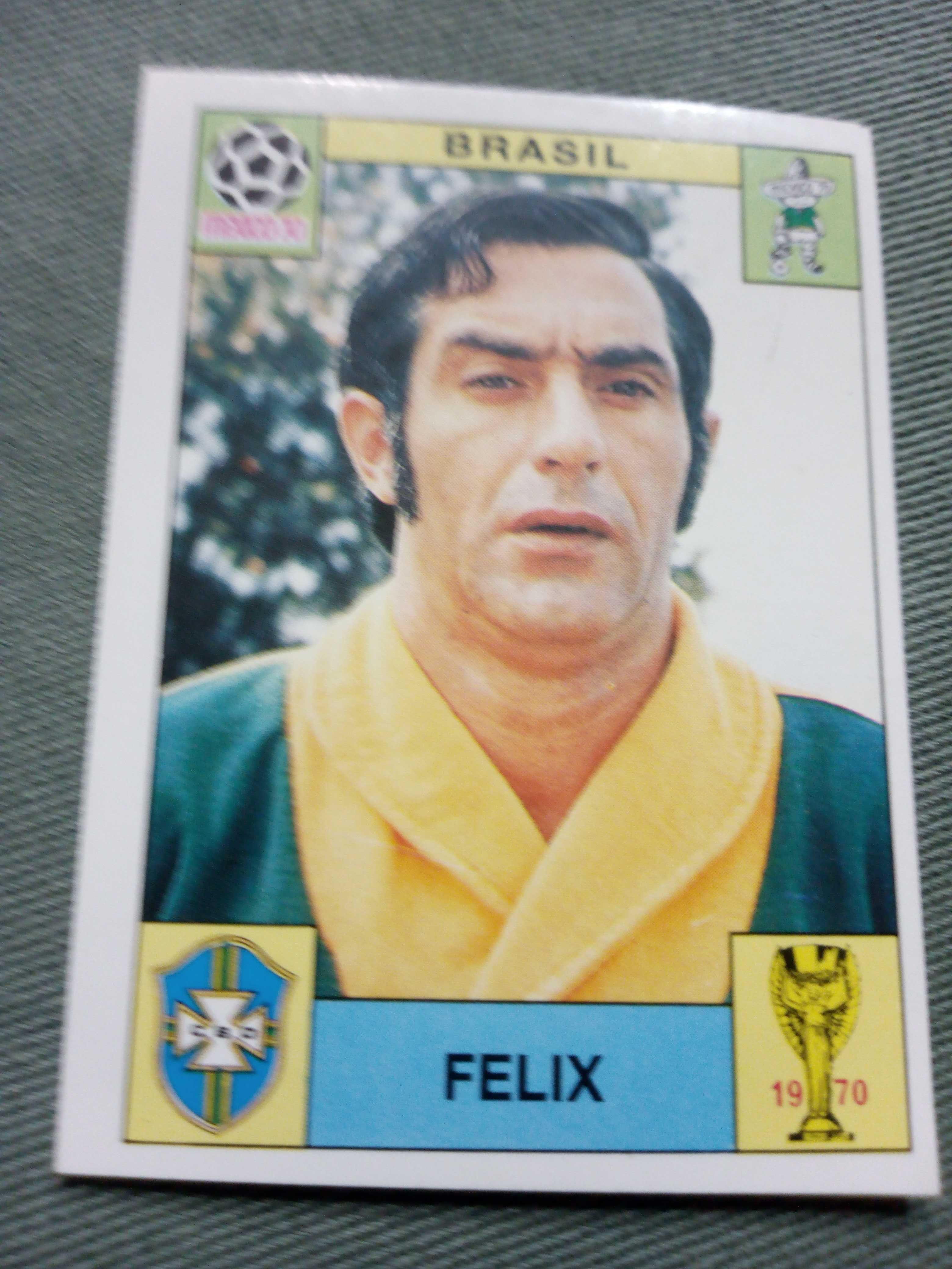 Cromo Panini World Cup Story de Félix no Mundial de 70