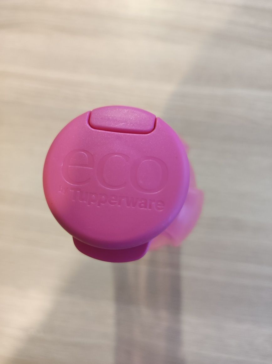 Butelka Eco by Tupperware różowa plastikowa