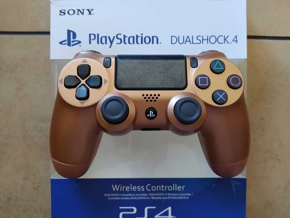 Kontroler pad PC i PS4 V2 copper w pudełku