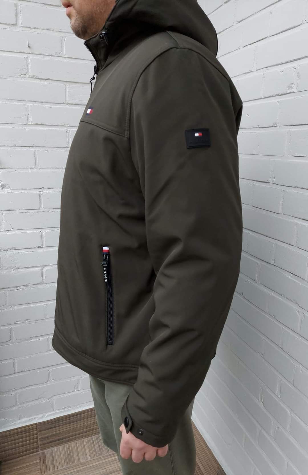 Kurtka Tommy Hilfiger ocieplana przeciwdeszczowa i przeciwdeszczowa XL
