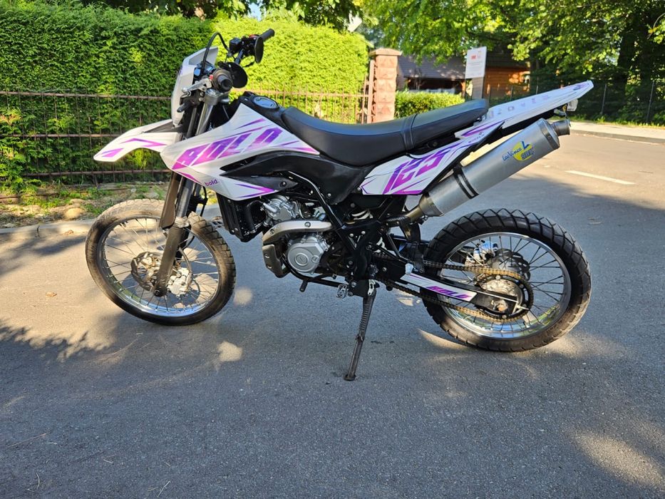 Yamaha wr 125 a1 b1 Leo Vince Zadbana Biała Idelana