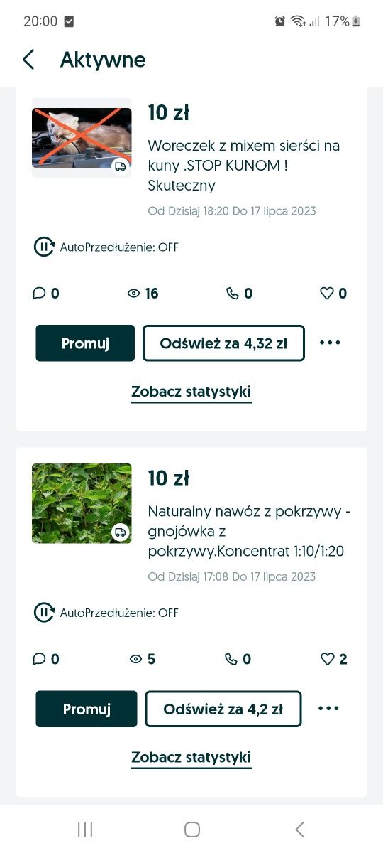 3x Gnojówka z pokrzywy - 100 % NATURA