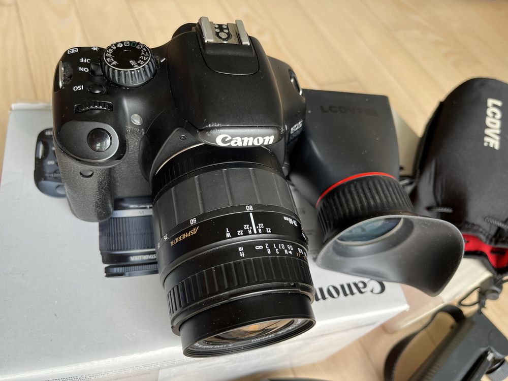 CANON 550D + obiektyw i viewer