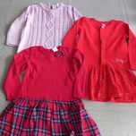 Sukienki, tuniki, Coccodrillo i H&M, r. 80 i 86 Zestaw