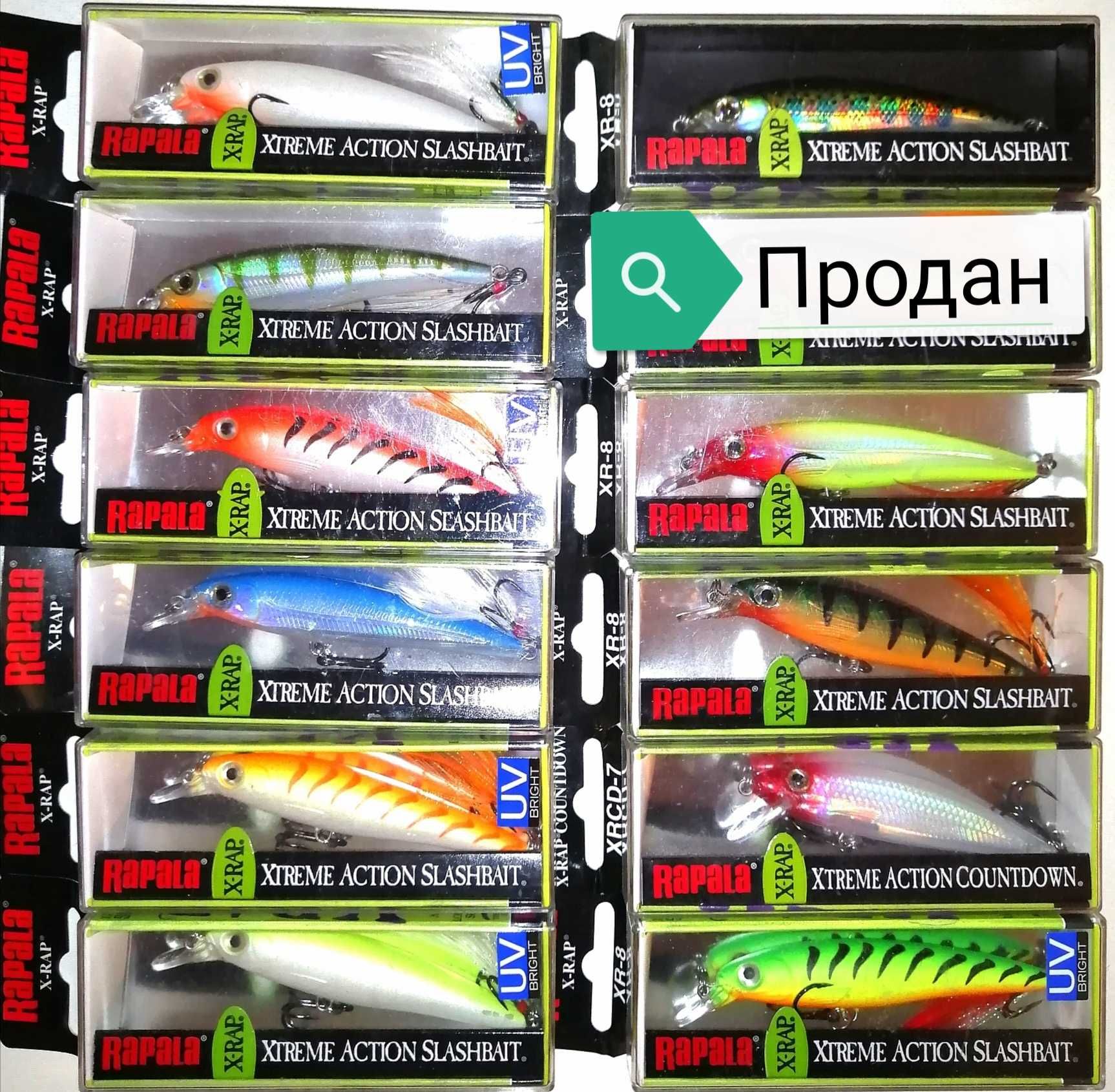 Воблера Rapala Shadow, Skitter Pop..