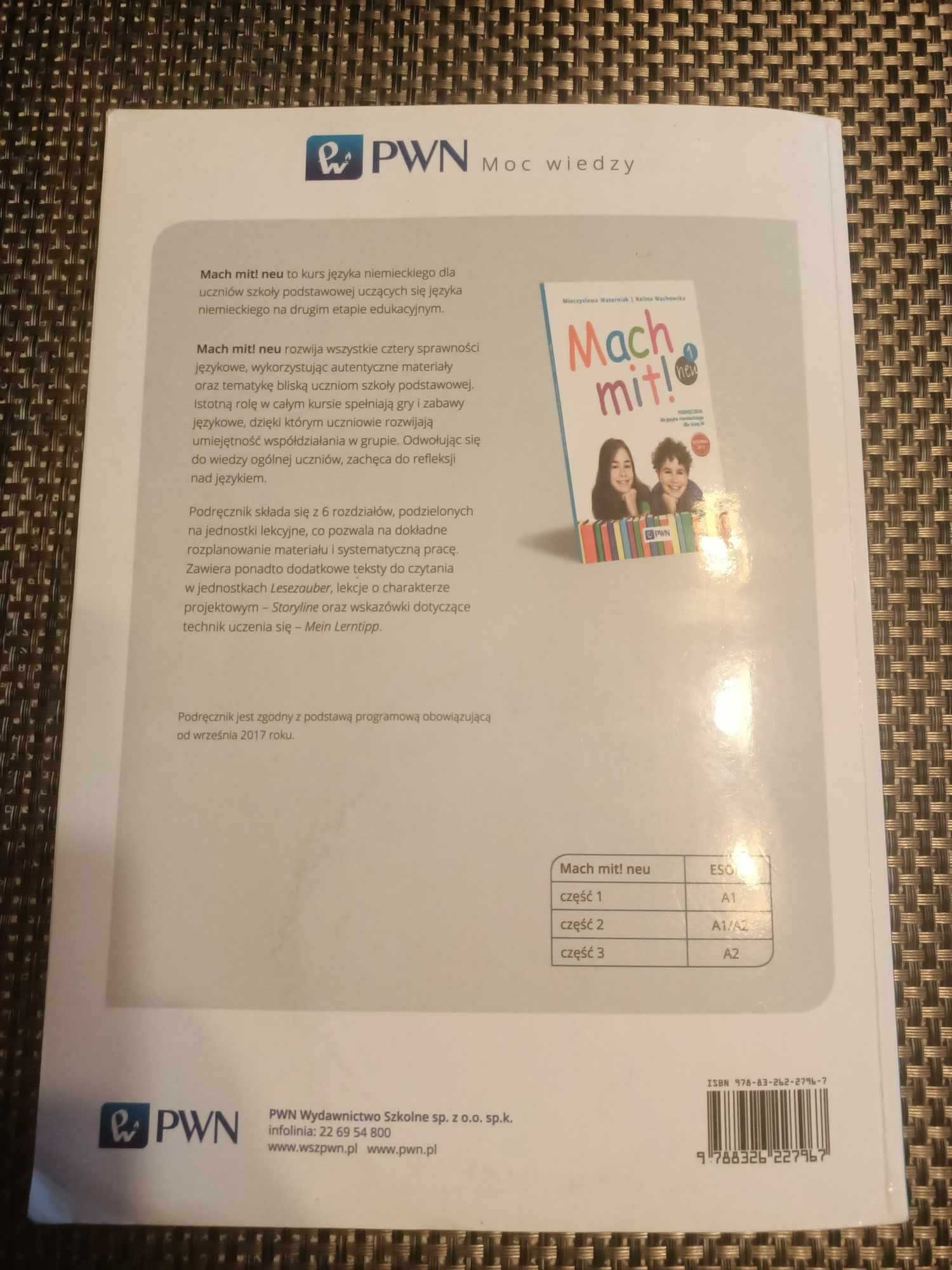 Mach mit! neu 1. Język niemiecki. Podręcznik. Klasa 4 + nagrania audio