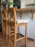 Hokery Ikea + blat Krosno