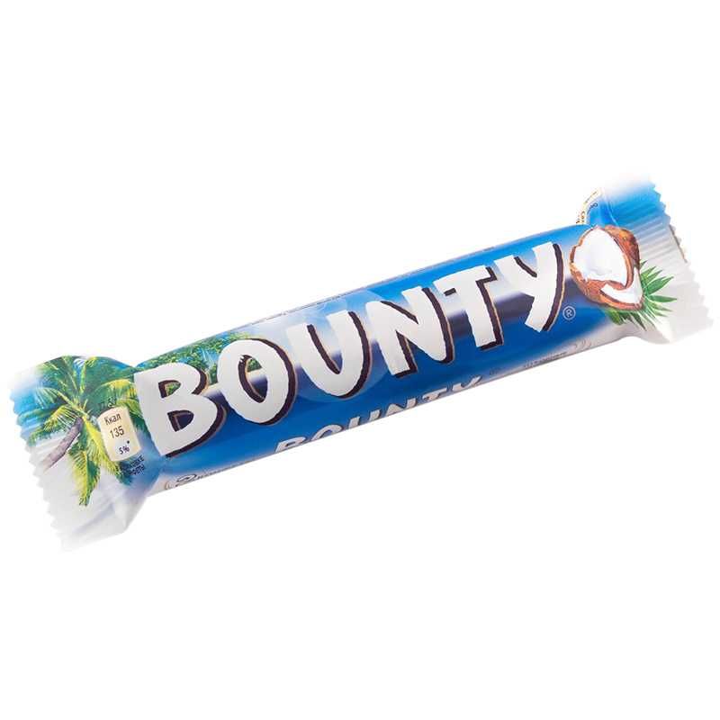 Батончик Bounty в молочному шоколаді