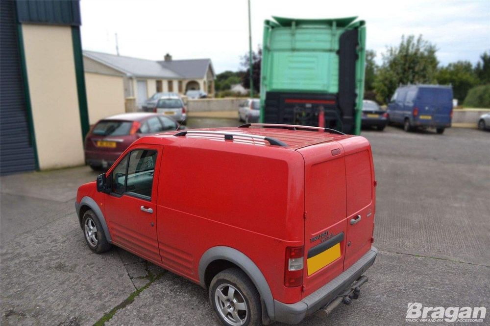 Рейлінги Ford Connect 2004-2011 Коротка база 2007-2015 колір під хром