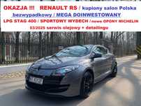 Renault Megane OKAZJA !! RENAULT RS / SALON PL/ Bezwypadek /Doinwestowane/LPG STAG