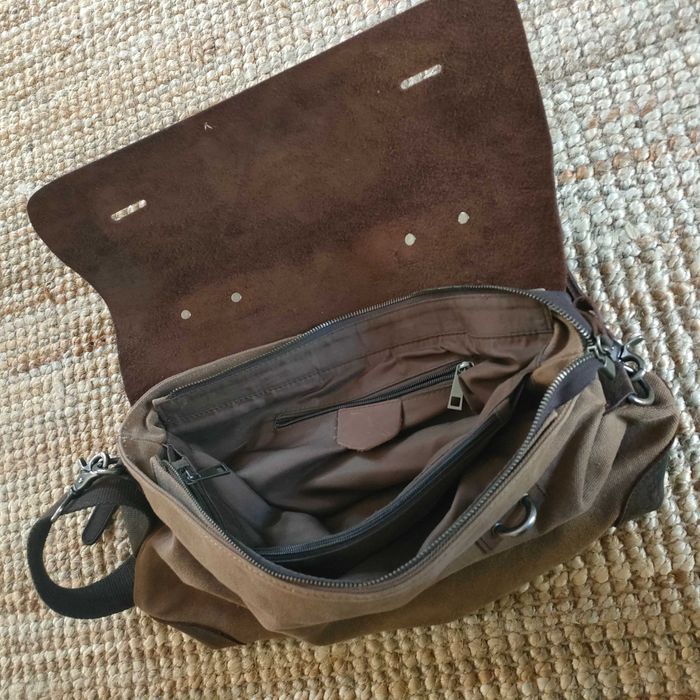 Torba skóra płótno canvas unisex