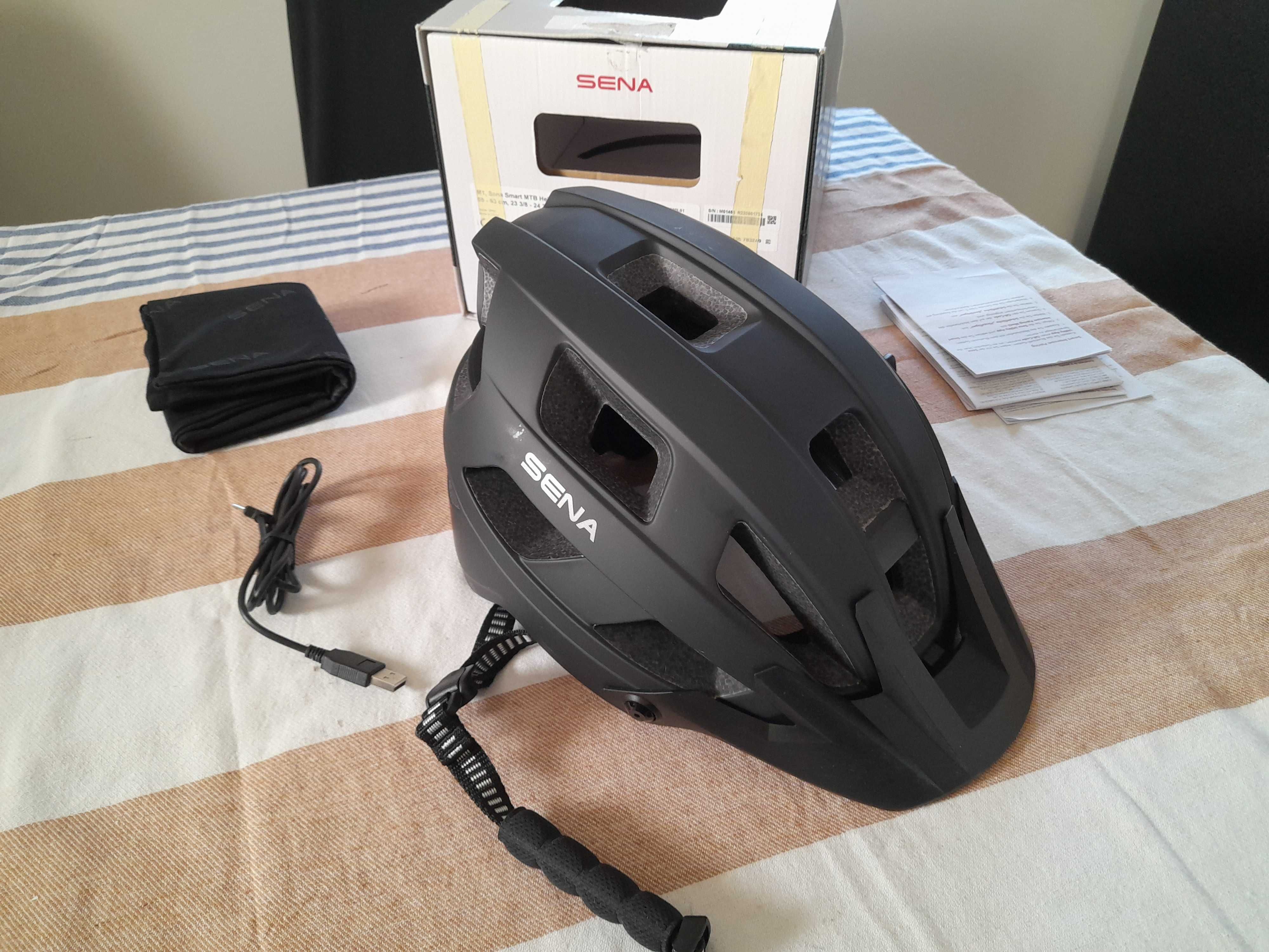 Kask rowerowy Sena Smart MTB M1 Black Matt r. L 59-63 cm