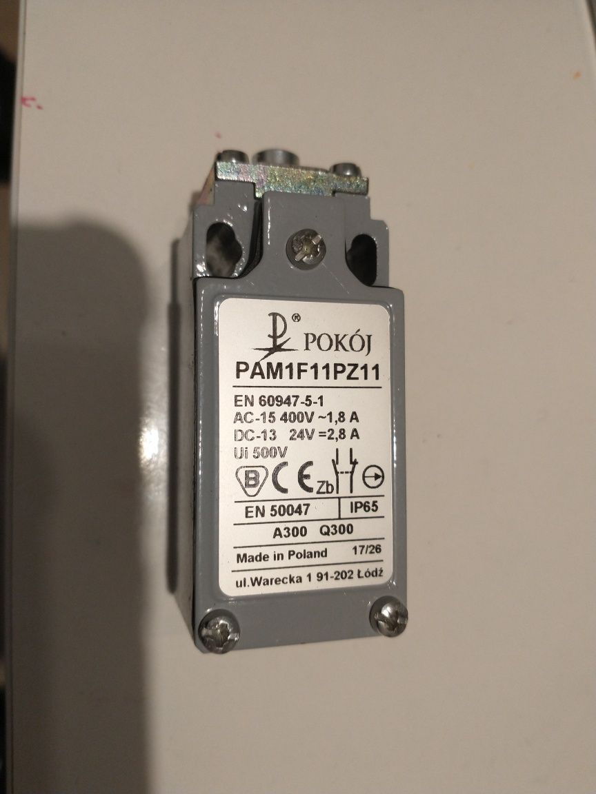 Łącznik krańcowy krańcówka PAM1 F11 PZ11 nowy