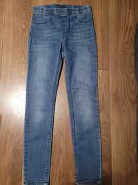 Spodnie jeans joggery H&M rozm. 134
