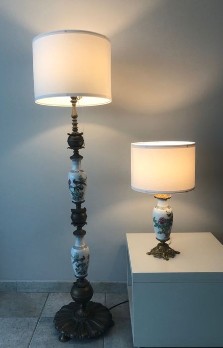 lampy, komplet, lata 80-te