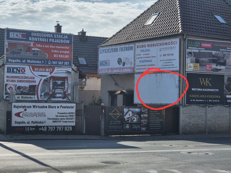 Do wynajęcia miejsce na reklamę Twojej firmy!