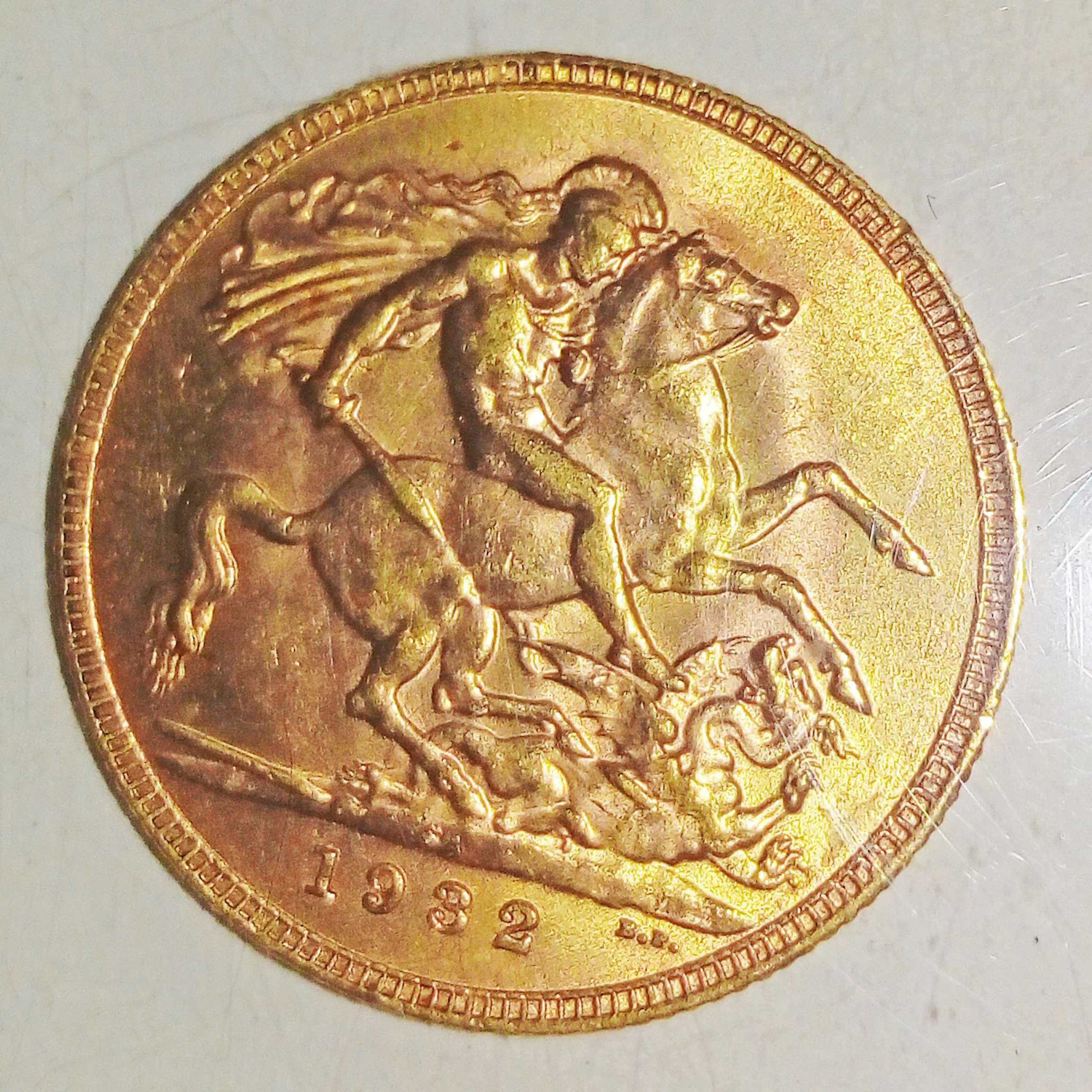 1932 Gold Sovereign King George V, South Africa