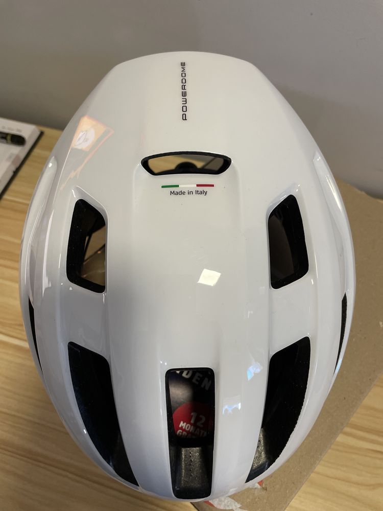 Kask rowerowy ABUS Powerdome Shiny White L 57-61