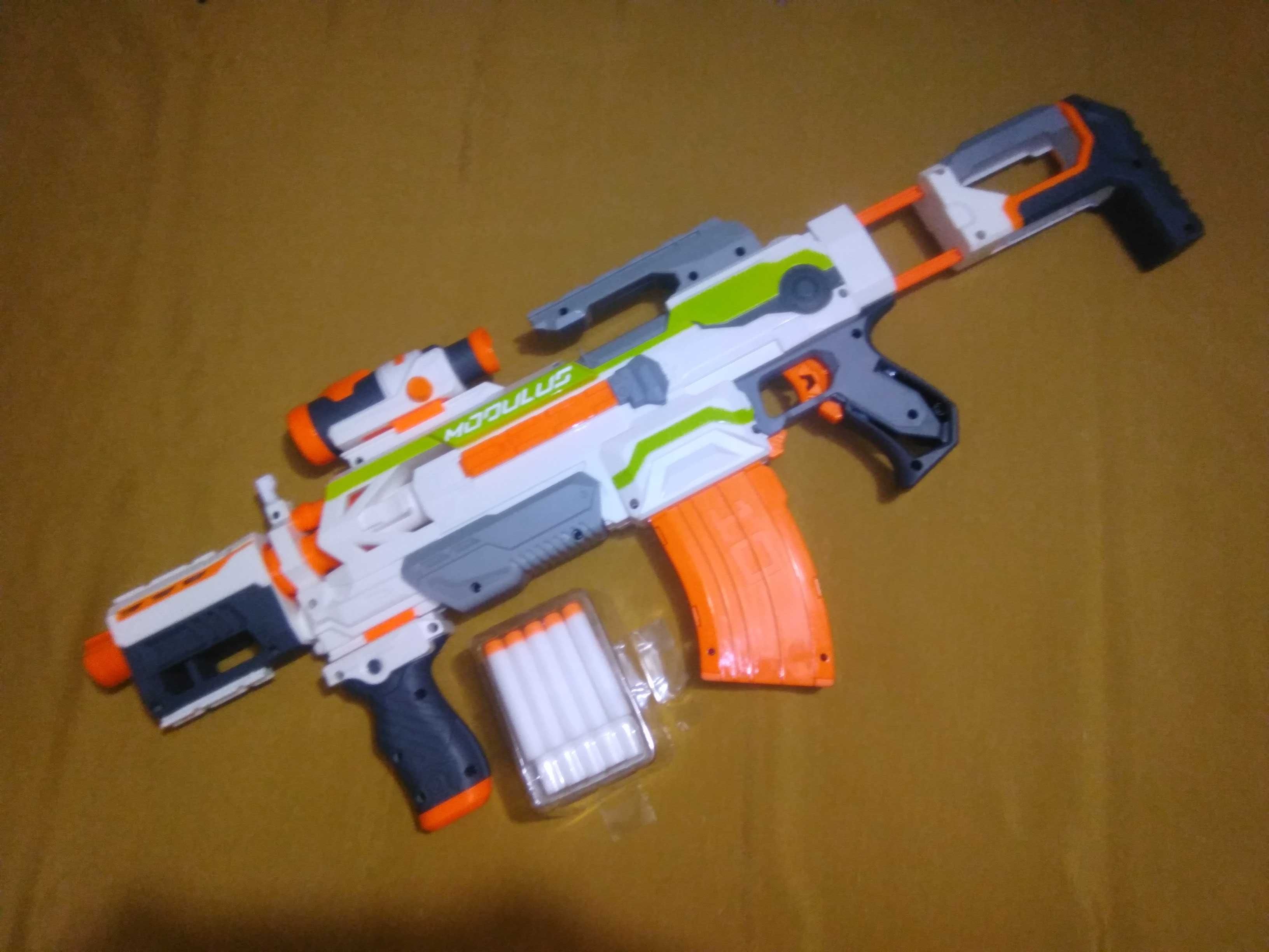 KARABIN N-STRIKE MODULUS ECS-10 Hasbro Nerf B1538 Stan kolekcjonerski!