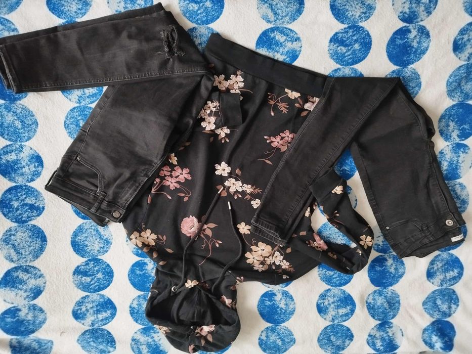 Zestaw ubrań r s h&M, mohito , Bershka 24 sztuki