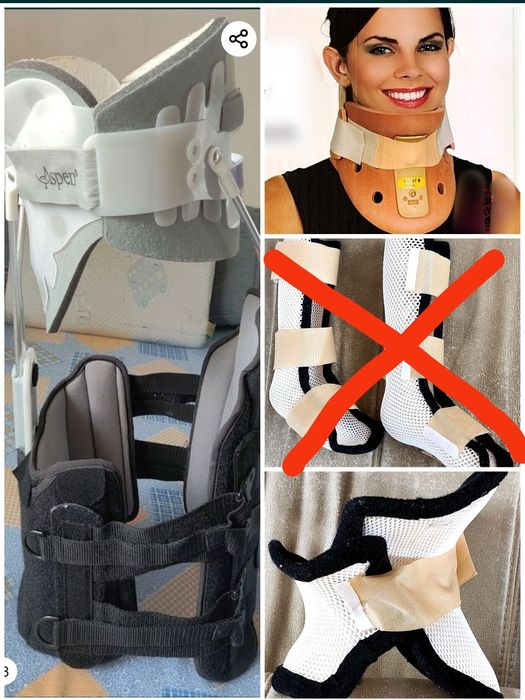 Ортез, Комір, Корсет шийно-грудного відділу хребта.