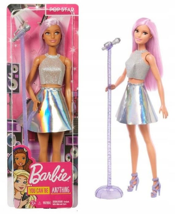 Lalka Barbie Matel - Gwiazda Pop Piosenkarka - DVF50/FXN98 25 cm NOWA.