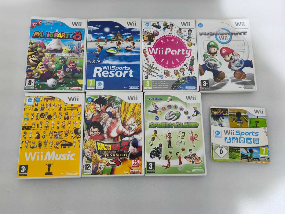 Jogos Nintendo Wii Mario Kart Legend Of Zelda Just Dance Sports Naruto