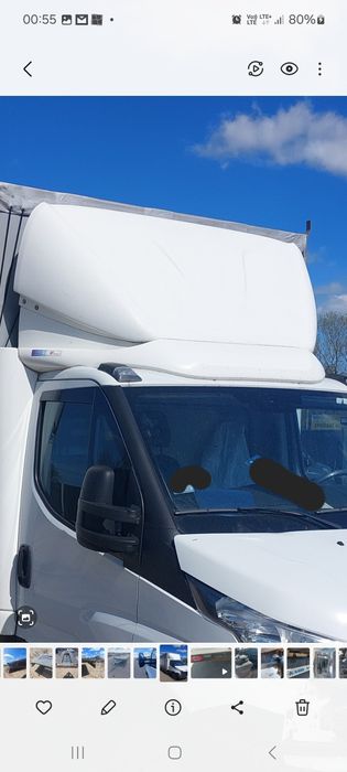 Sprzedam Spojler Dachowy+2 Owiewki Boczne, Iveco Daily 2017r,Spojkar
