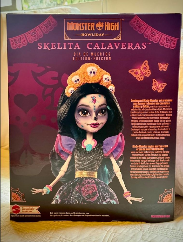 Скеліта Калаверас Монстер Хай Лялька Skelita Howliday Monster High