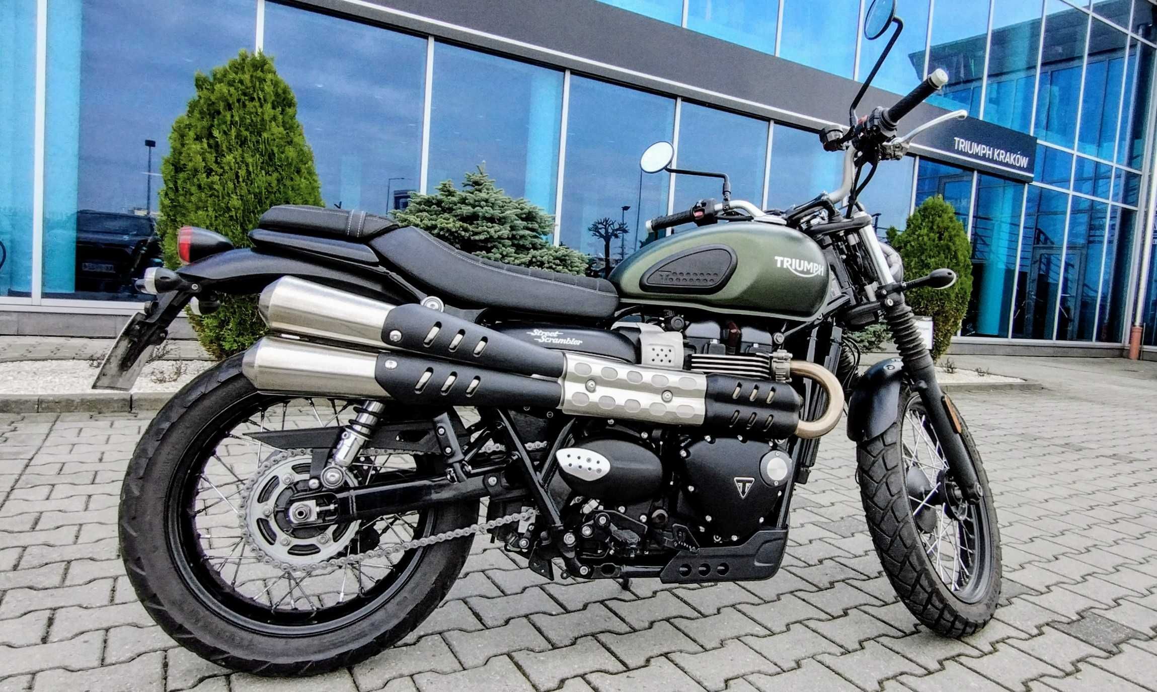 Triumph Street Scrambler 2019, polski salon, pełny serwis, super stan