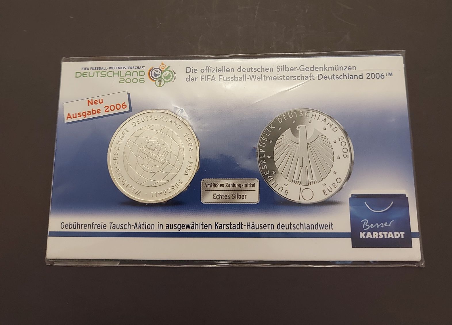 moneta 10 euro srebro ag 925