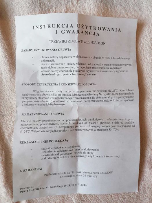 NOWE Trzewiki zimowe 933/MON