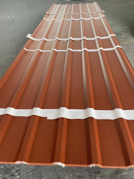 T18 Blacha trapezowa ceglasta 8004 ! 0,5MM !! NA WYMIAR!