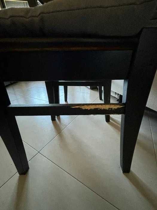 Mesa INGATORP + 4 Cadeiras INGOLF (PRETO - IKEA)