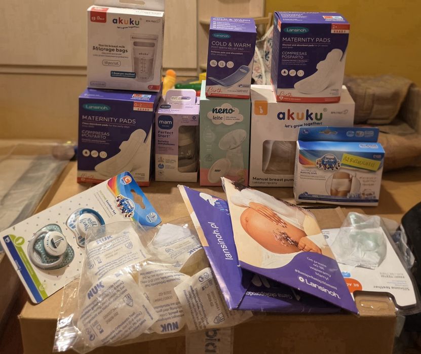 Wyprawka poporodowa Lansinoh, Neno, Mam, Canpol, Akuku