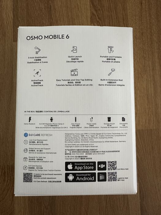 Gimbal DJI Osmo Mobile 6 Platynowy Szary na gwarancji