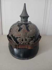 Pickelhaube pruska I wojna, pikielhauba.