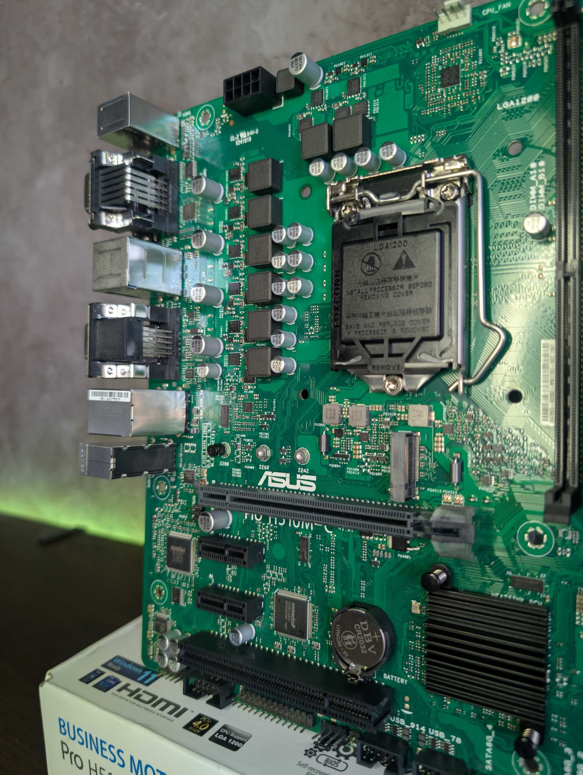 Материнська плата Asus Pro H510M-C/CSM (LGA1200) 10-11 Покоління Intel
